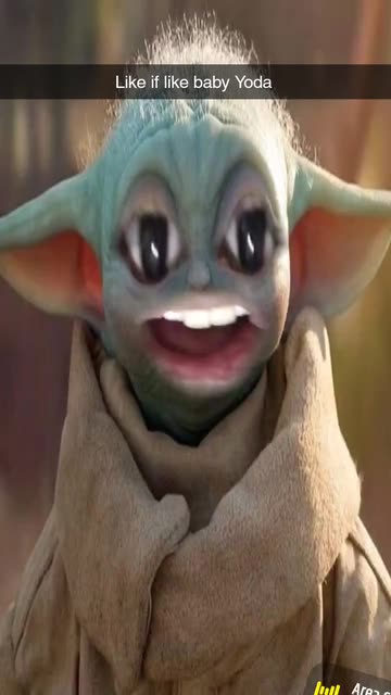 Baby Yoda Lens by Jhanavi - Snapchat Lenses and Filters