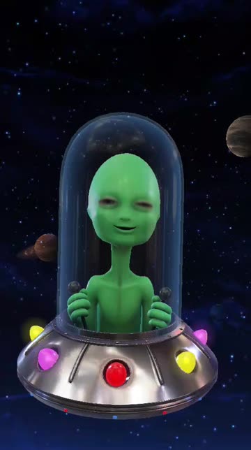 Preview for a Spotlight video that uses the Flying Alien Lens