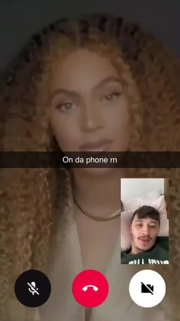 Preview for a Spotlight video that uses the Facetime Beyonce Lens