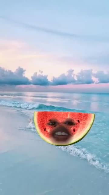 Preview for a Spotlight video that uses the Talking Watermelon Lens