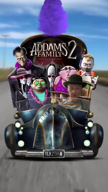 Preview for a Spotlight video that uses the Addams Family 2 Lens