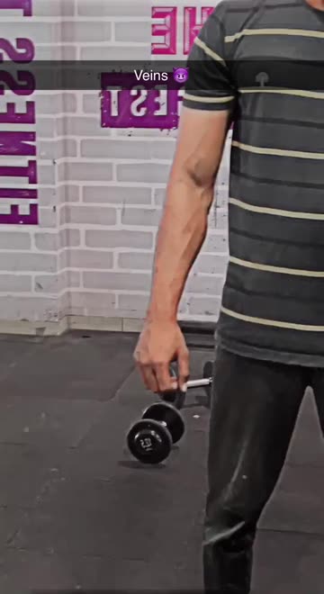 Preview for a Spotlight video that uses the HDR Veins Gym Lens