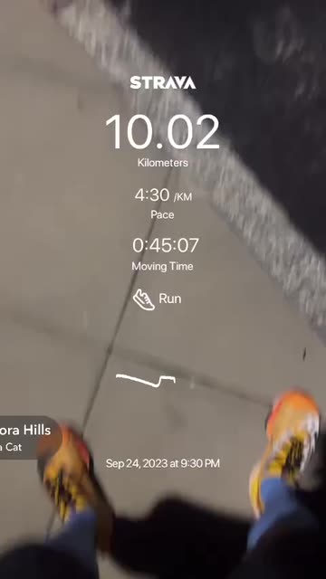 Preview for a Spotlight video that uses the Strava Activity Lens Lens