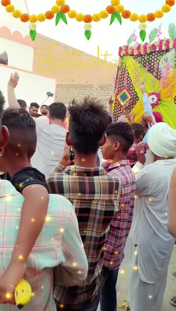 Preview for a Spotlight video that uses the Janmashtami Lens