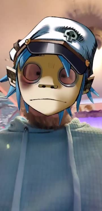 Preview for a Spotlight video that uses the Gorillaz Roblox Lens
