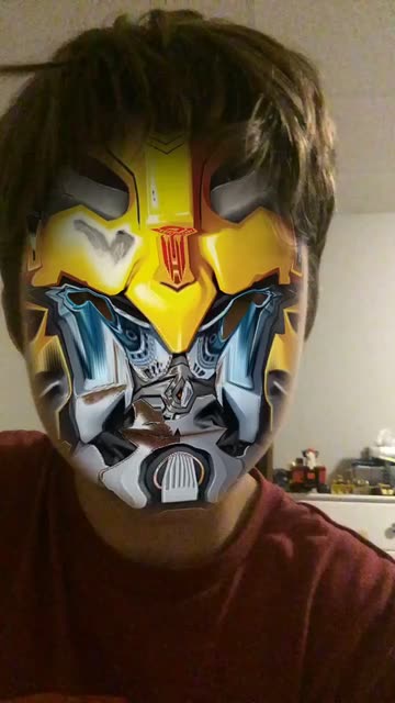 transformers bumblebee face paint