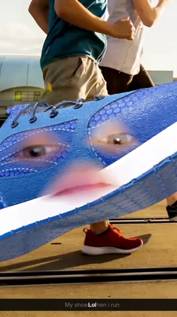 Preview for a Spotlight video that uses the Tekkie Talk Lens