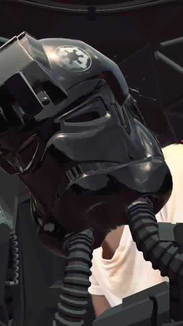 Preview for a Spotlight video that uses the Tie Fighter Pilot Lens