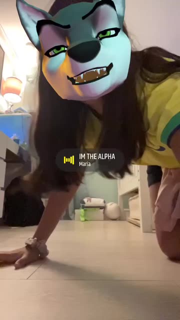 Preview for a Spotlight video that uses the Wolf Head 3d Lens
