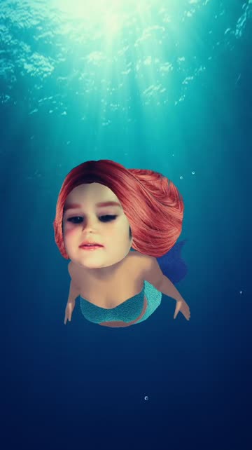 Preview for a Spotlight video that uses the Mermaid Lens