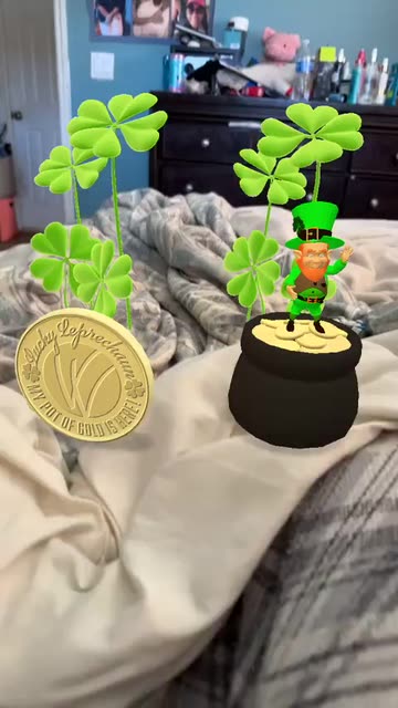 Preview for a Spotlight video that uses the Lucky Leprechaun Lens