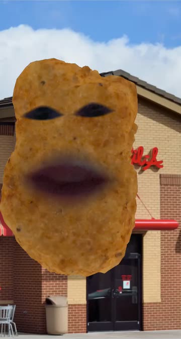 Preview for a Spotlight video that uses the Chick fil Nugget Lens