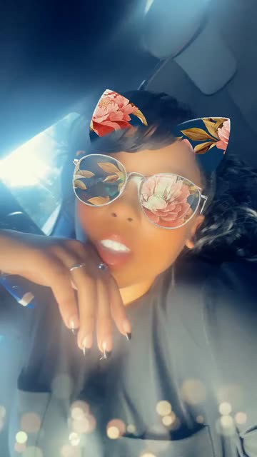 Preview for a Spotlight video that uses the Reflective Flower Cat Lens
