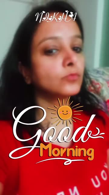 Preview for a Spotlight video that uses the Good Morning Name Lens