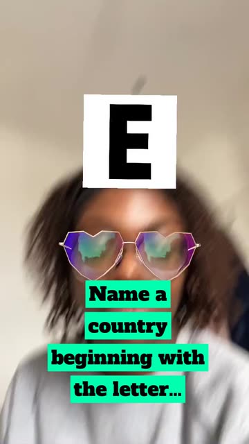 Preview for a Spotlight video that uses the First Letter Crush Lens
