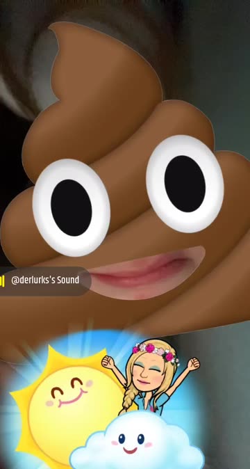 Preview for a Spotlight video that uses the Poop Fart Sound Lens