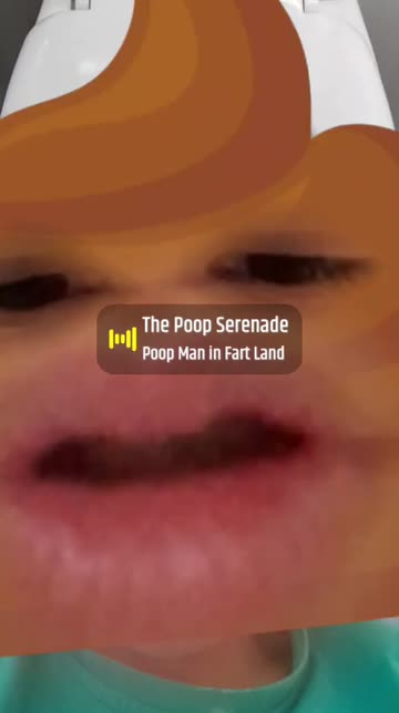 Preview for a Spotlight video that uses the toilet poo Lens