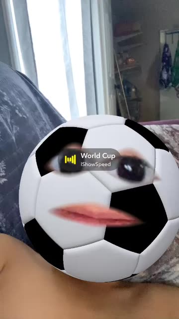 Preview for a Spotlight video that uses the Soccer Face Lens