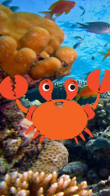Preview for a Spotlight video that uses the Craby Crab Lens