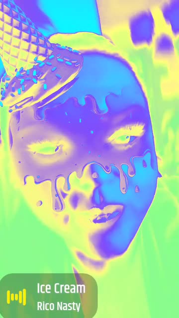 Preview for a Spotlight video that uses the sweet melt cream Lens