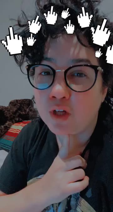 Preview for a Spotlight video that uses the Middle Finger Lens