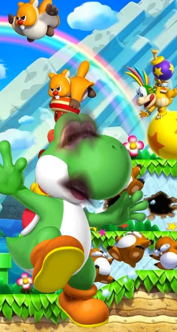 Preview for a Spotlight video that uses the Yoshi Face Lens