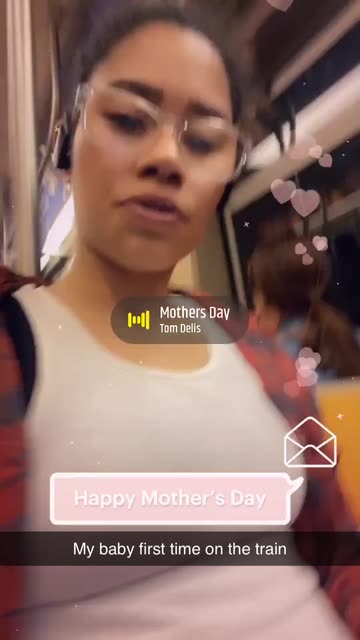 Preview for a Spotlight video that uses the Happy Mother's Day! Lens
