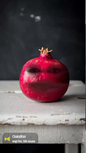 Preview for a Spotlight video that uses the Pomegranate face Lens