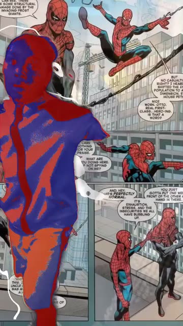 Preview for a Spotlight video that uses the Spiderman HQ Lens