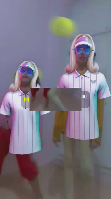 Preview for a Spotlight video that uses the Tennis Outfit Lens