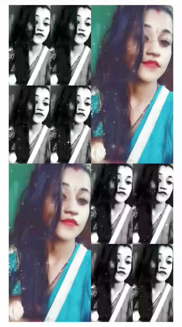 Preview for a Spotlight video that uses the Starry Collage Lens