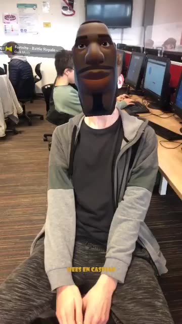 Preview for a Spotlight video that uses the FortniteDefaultBoi Lens