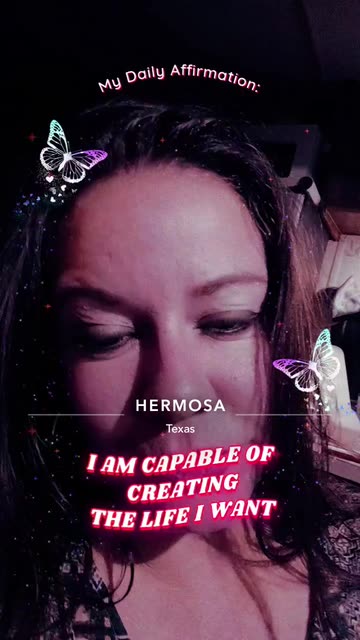 Preview for a Spotlight video that uses the Daily Affirmations Lens