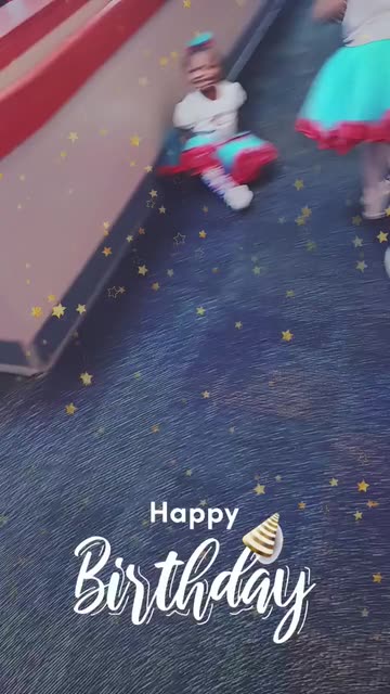 Preview for a Spotlight video that uses the Happy Birthday Lens