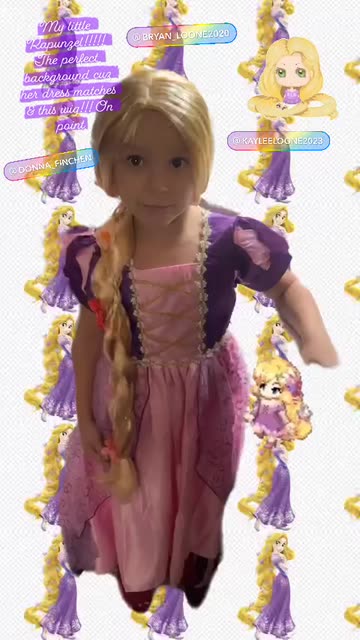 Preview for a Spotlight video that uses the Rapunzel Lovers Lens