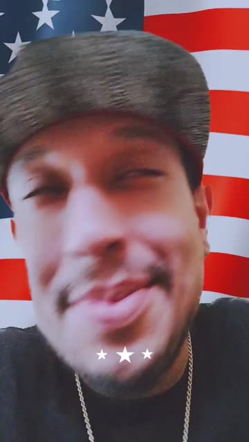 Preview for a Spotlight video that uses the American Flag Background Lens