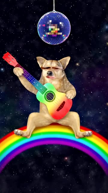 Preview for a Spotlight video that uses the Rainbow Dog Lens
