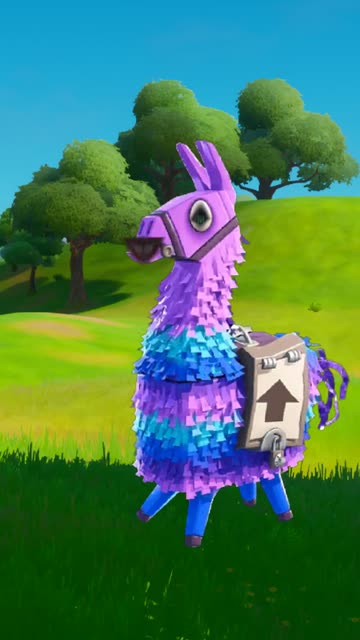 Preview for a Spotlight video that uses the fortnite llama Lens