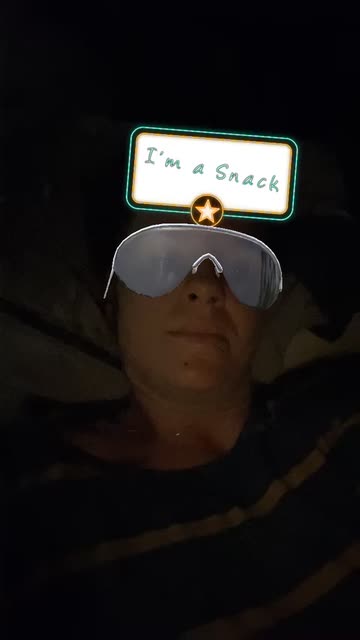 Preview for a Spotlight video that uses the Im a Snack Lens