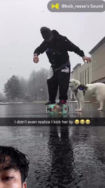 Spotlight content by a Snapchat user