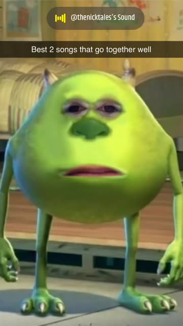 Preview for a Spotlight video that uses the Mike Wazowski Lens