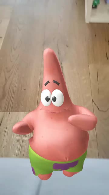 Preview for a Spotlight video that uses the Patrick Star Lens