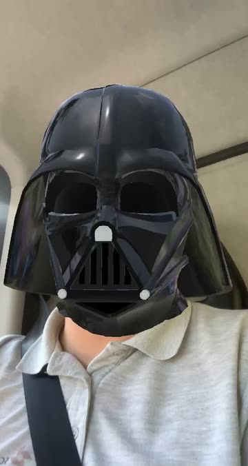 Preview for a Spotlight video that uses the Darth Vader Lens