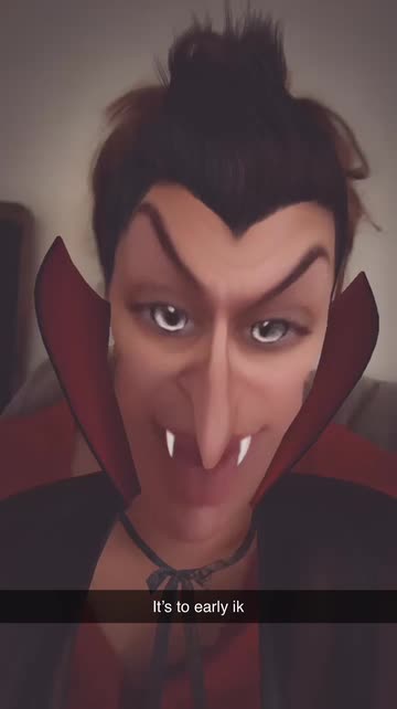 Preview for a Spotlight video that uses the Cool Dracula Lens