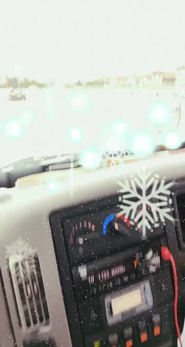 Preview for a Spotlight video that uses the falling snow Lens