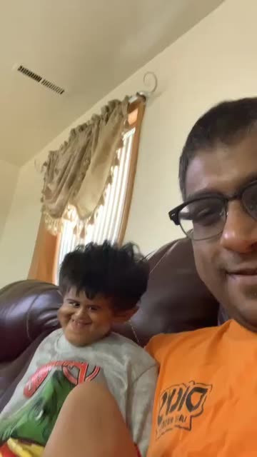 Preview for a Spotlight video that uses the funny small face Lens