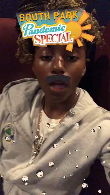 Preview for a Spotlight video that uses the Randys Mustache Lens