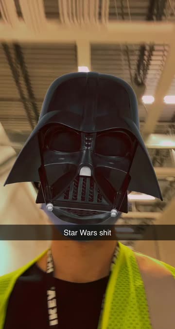 Preview for a Spotlight video that uses the Darth Vader Lens