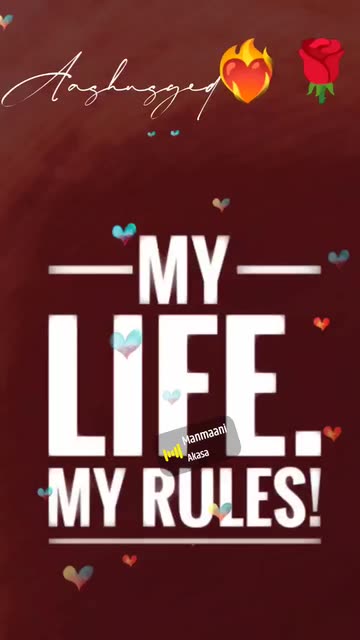 Preview for a Spotlight video that uses the My Life My Rules Lens