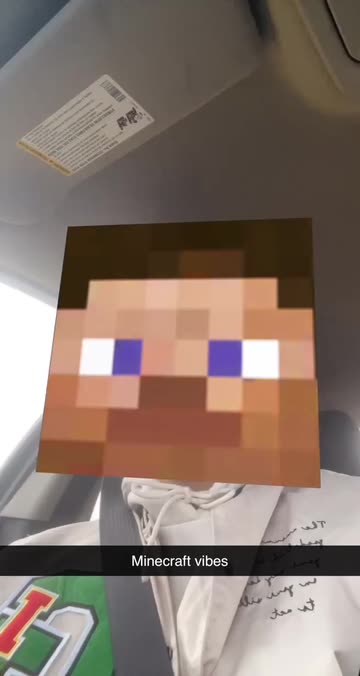Preview for a Spotlight video that uses the Minecraft head Lens